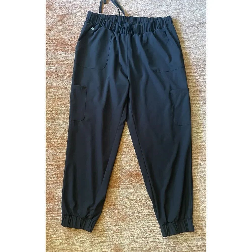 Hanes Women’s Black Comfort Fit StretchCargo Joggers Size 2XL